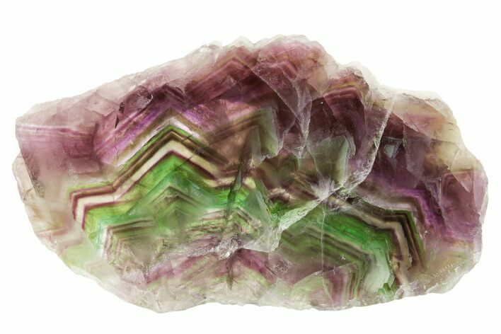 Colorful Polished Fluorite Slab - China #367866